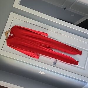 Red Indera one-piece long underwear...100% Cotton!